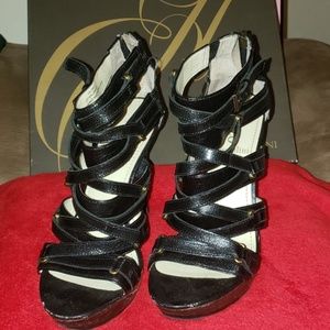 Black Platform Sandals